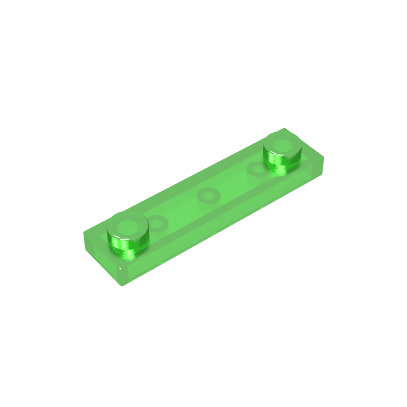 92593 | Plate, Modified 1 x 4 with 2 Studs without Groove