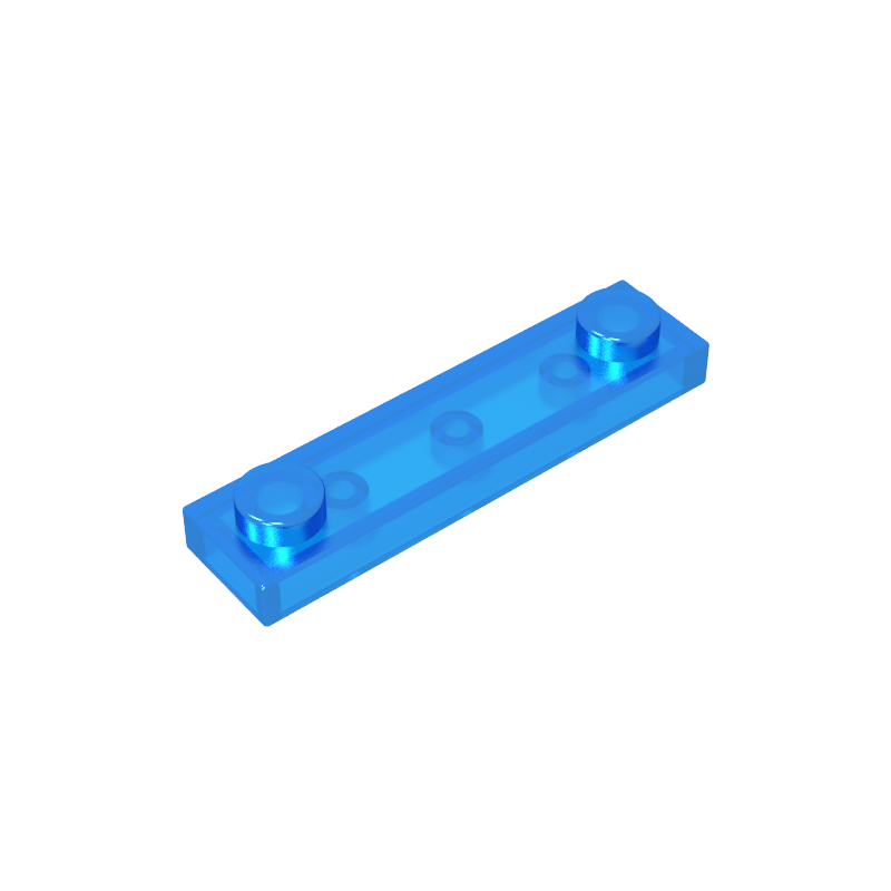 92593 | Plate, Modified 1 x 4 with 2 Studs without Groove