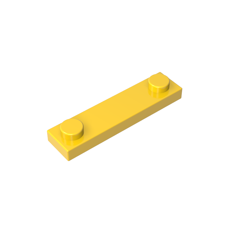 92593 | Plate, Modified 1 x 4 with 2 Studs without Groove