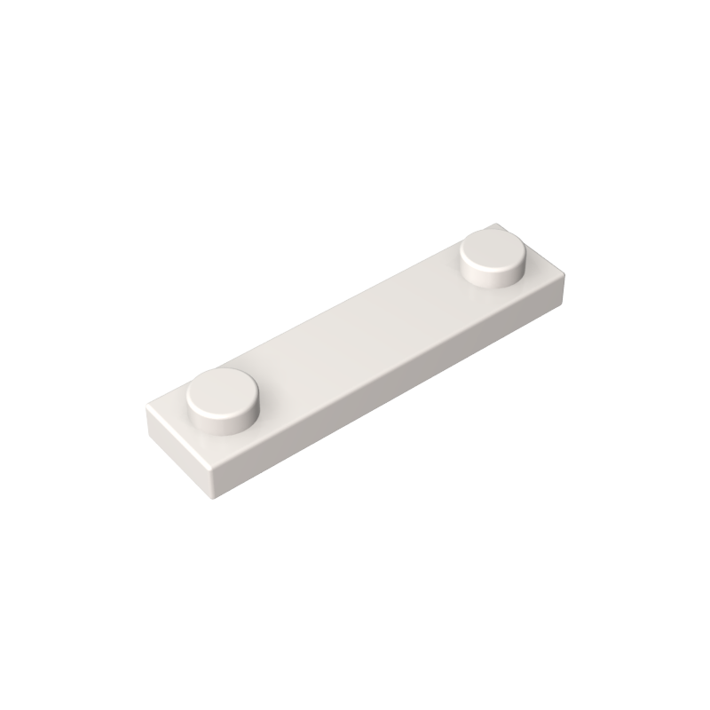 92593 | Plate, Modified 1 x 4 with 2 Studs without Groove