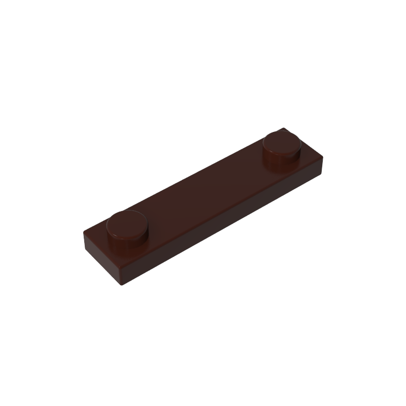 92593 | Plate, Modified 1 x 4 with 2 Studs without Groove