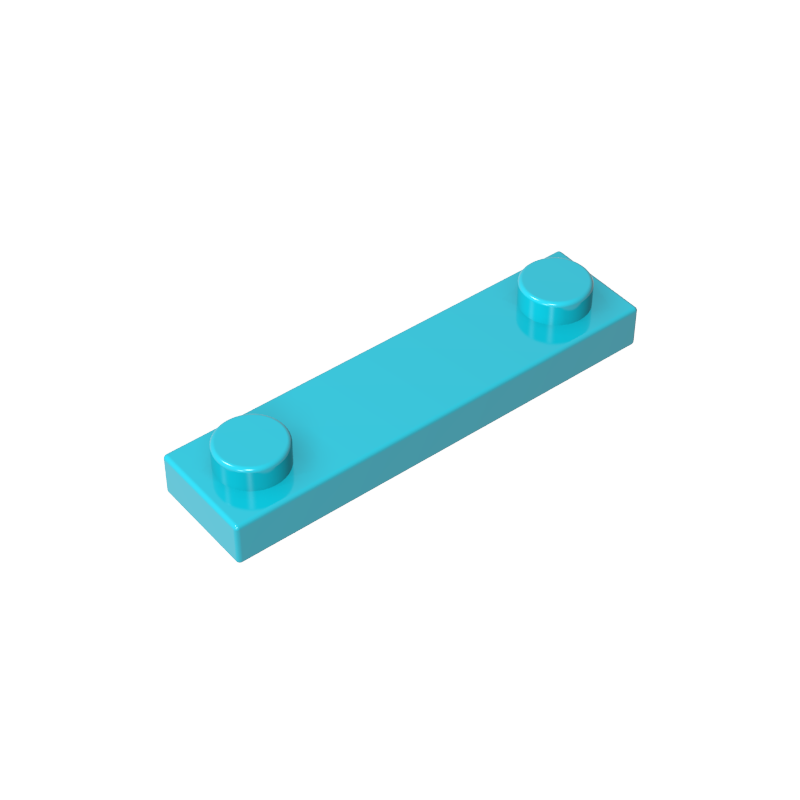 92593 | Plate, Modified 1 x 4 with 2 Studs without Groove