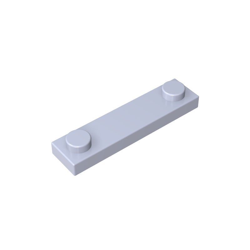92593 | Plate, Modified 1 x 4 with 2 Studs without Groove