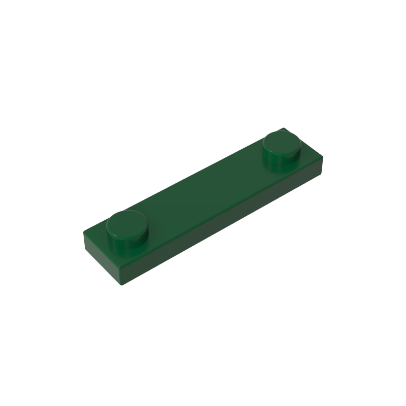 92593 | Plate, Modified 1 x 4 with 2 Studs without Groove