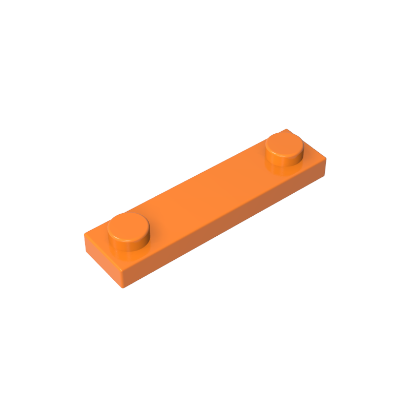 92593 | Plate, Modified 1 x 4 with 2 Studs without Groove