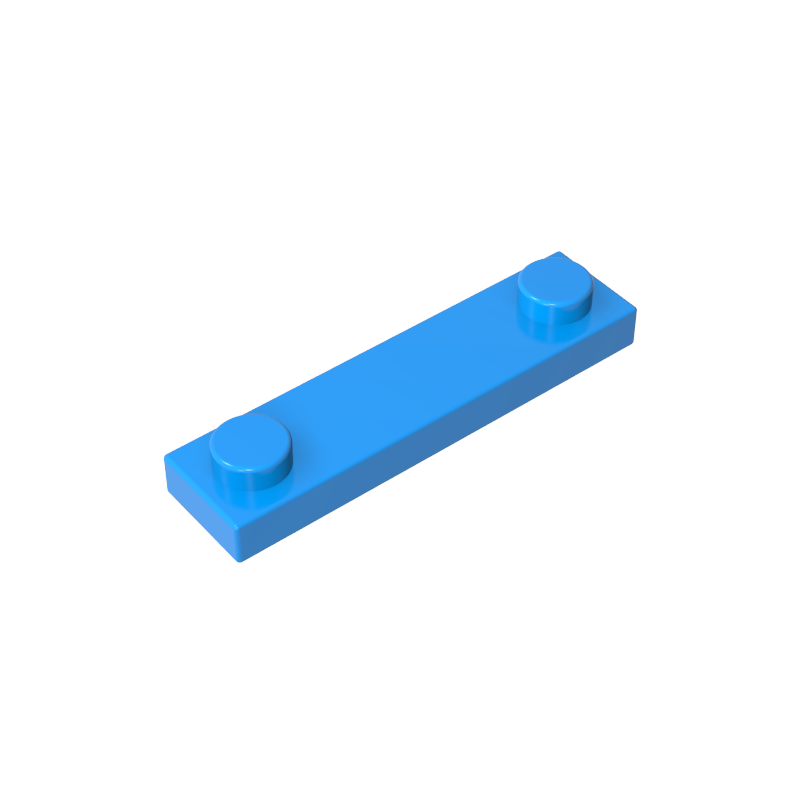 92593 | Plate, Modified 1 x 4 with 2 Studs without Groove