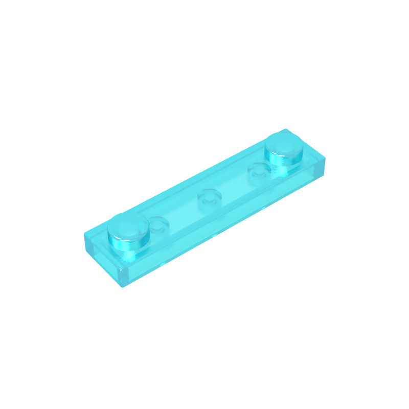 92593 | Plate, Modified 1 x 4 with 2 Studs without Groove