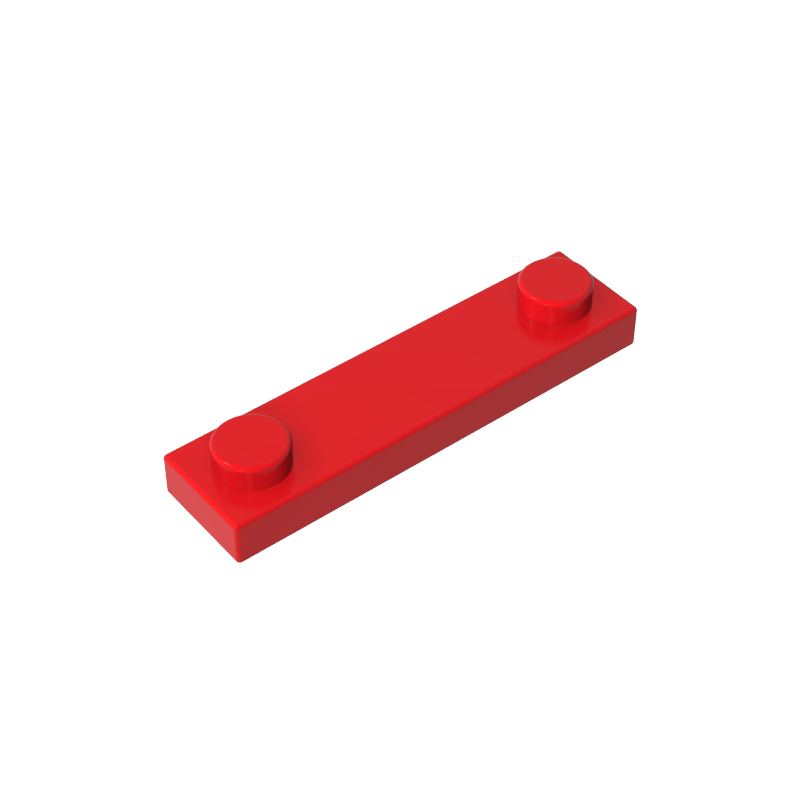 92593 | Plate, Modified 1 x 4 with 2 Studs without Groove
