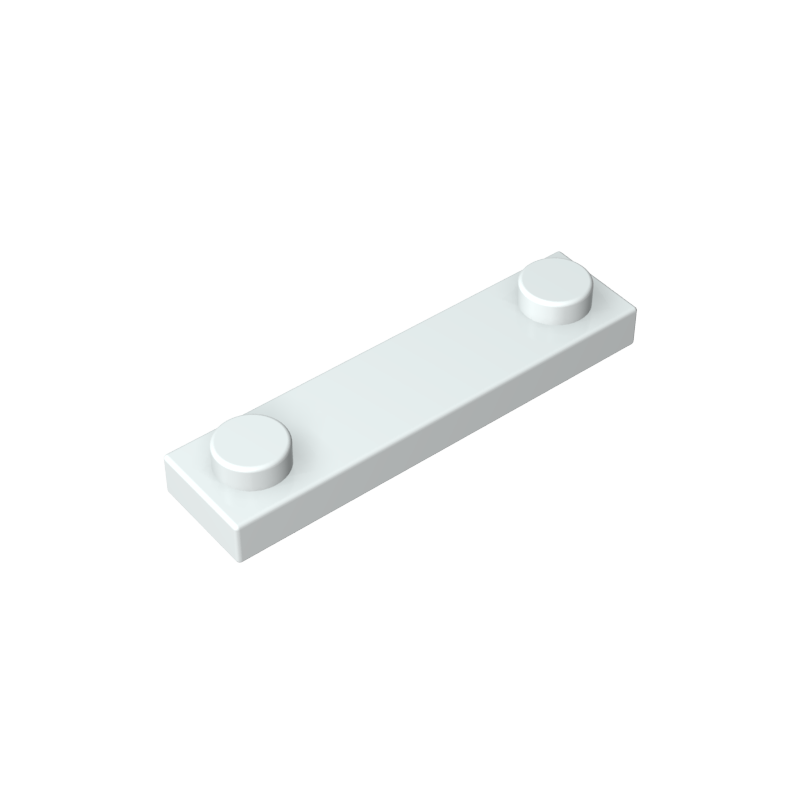 92593 | Plate, Modified 1 x 4 with 2 Studs without Groove