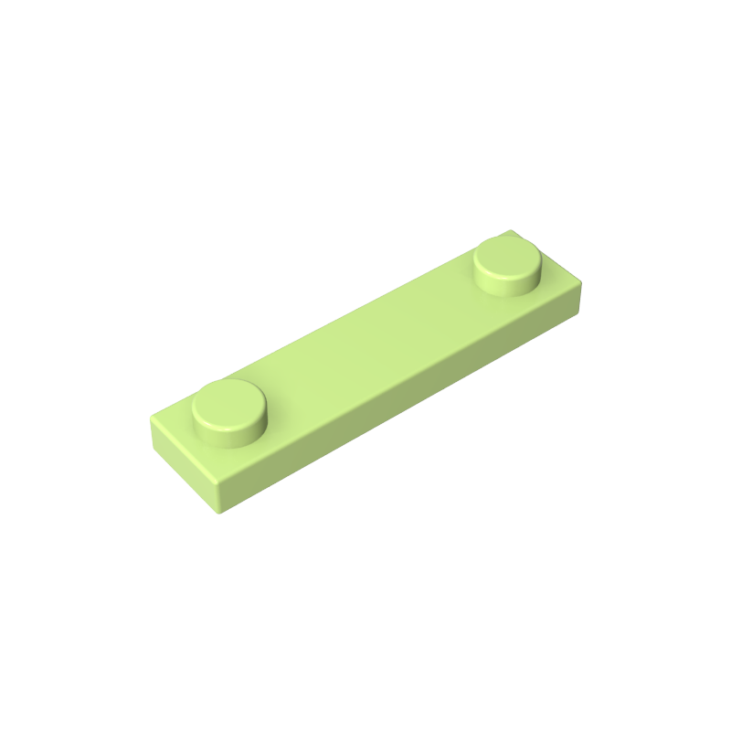 92593 | Plate, Modified 1 x 4 with 2 Studs without Groove