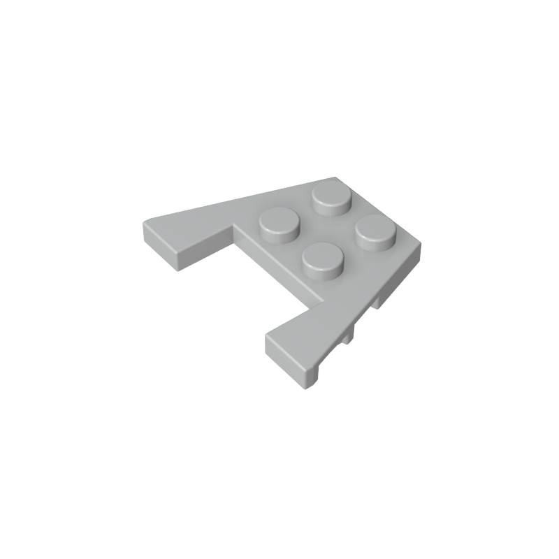 48183 | Wedge, Plate 3 x 4 without Stud Notches