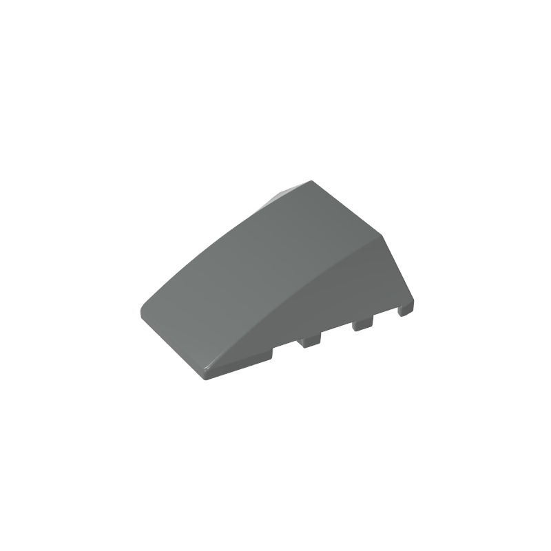 47753 | Wedge 4 x 4 Triple Curved No Studs