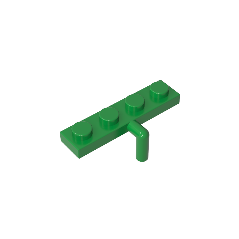 30043 | Plate, Modified 1 x 4 with Bar Arm Down