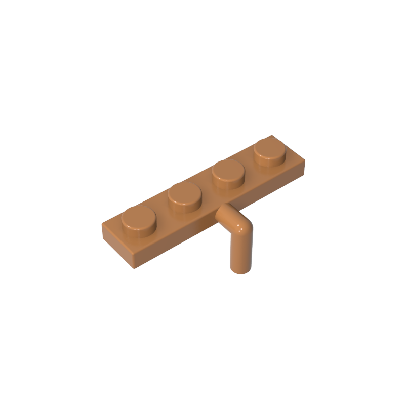 30043 | Plate, Modified 1 x 4 with Bar Arm Down