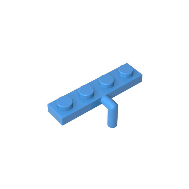 30043 | Plate, Modified 1 x 4 with Bar Arm Down
