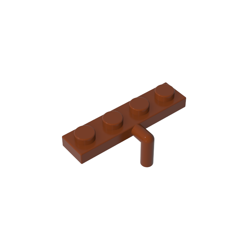 30043 | Plate, Modified 1 x 4 with Bar Arm Down
