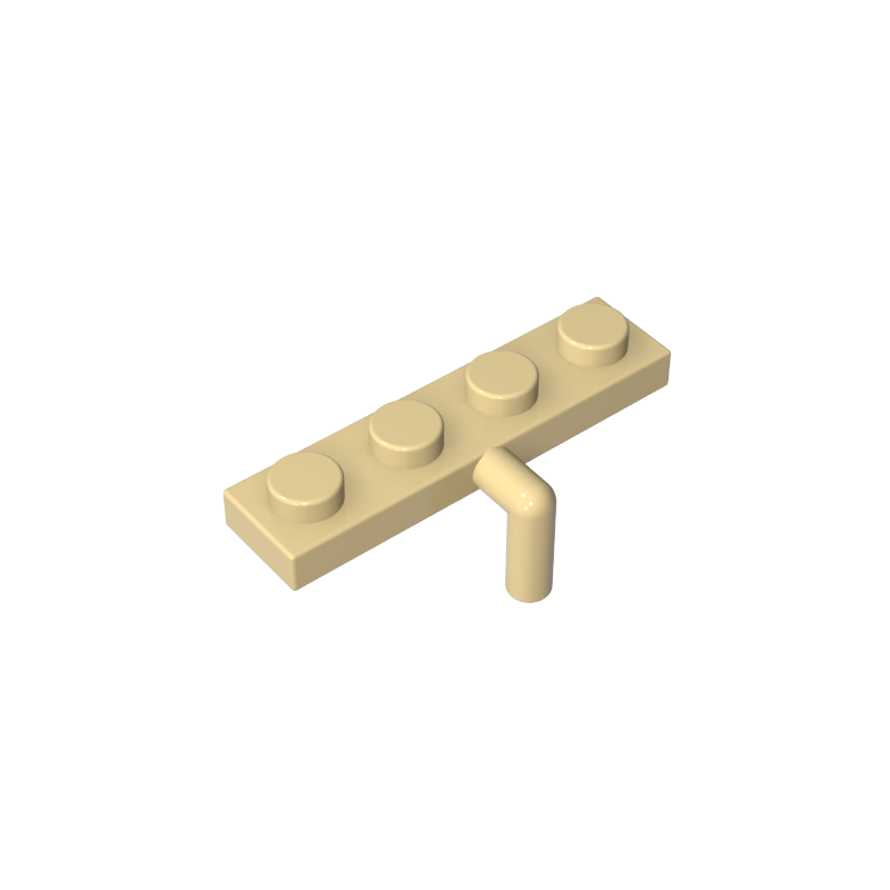 30043 | Plate, Modified 1 x 4 with Bar Arm Down