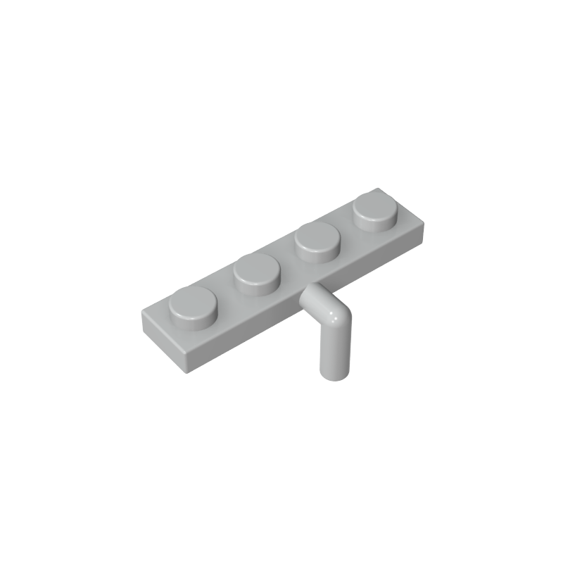 30043 | Plate, Modified 1 x 4 with Bar Arm Down