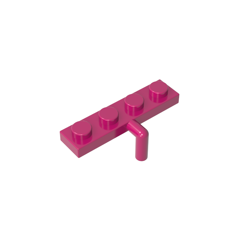 30043 | Plate, Modified 1 x 4 with Bar Arm Down