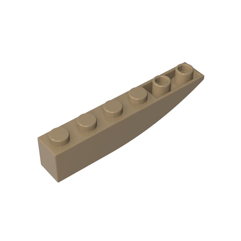 42023 | Slope, Curved 6 x 1 Inverted