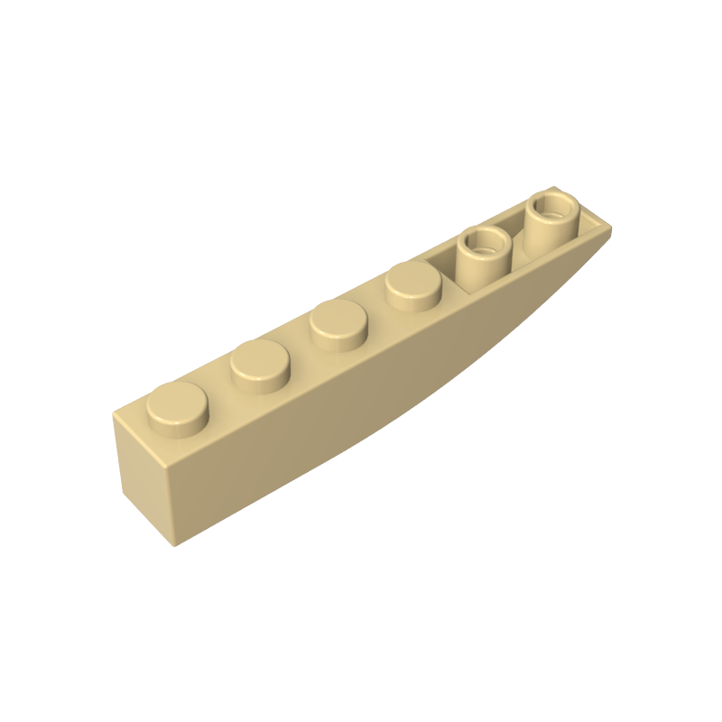 42023 | Slope, Curved 6 x 1 Inverted