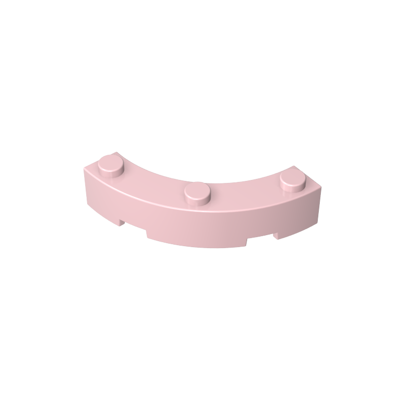 48092 | Brick, Round Corner 4 x 4 Macaroni with 3 Studs