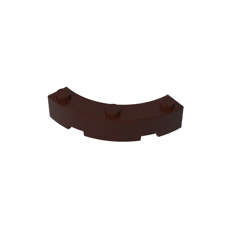 48092 | Brick, Round Corner 4 x 4 Macaroni with 3 Studs