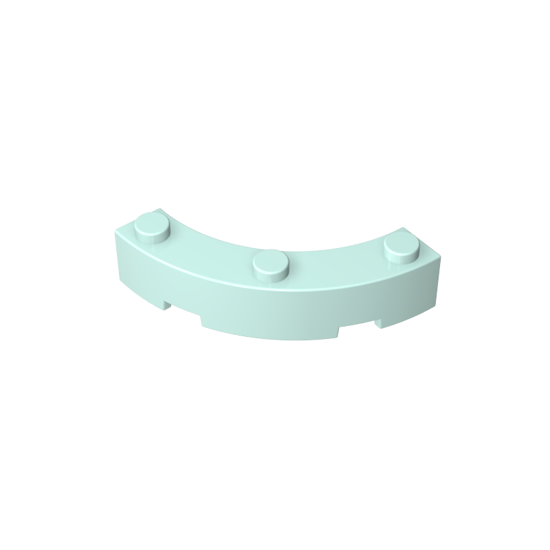 48092 | Brick, Round Corner 4 x 4 Macaroni with 3 Studs