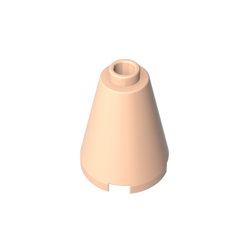 3942c | Cone 2 x 2 x 2 - Solid Stud