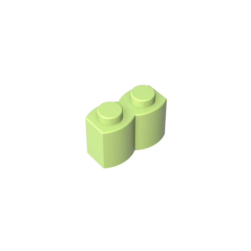 30136 | Brick, Modified 1 x 2 with Log Profile