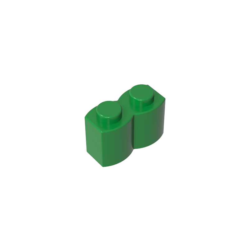 30136 | Brick, Modified 1 x 2 with Log Profile