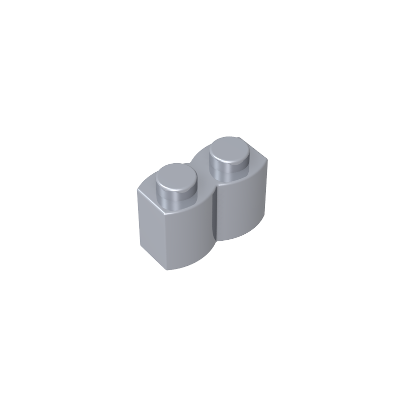 30136 | Brick, Modified 1 x 2 with Log Profile