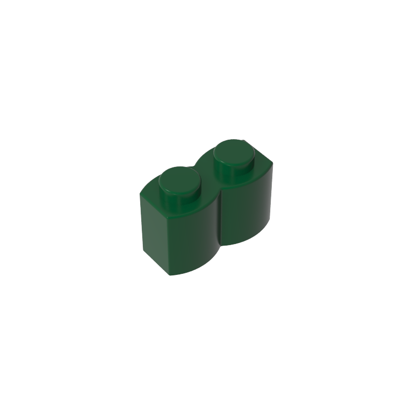 30136 | Brick, Modified 1 x 2 with Log Profile