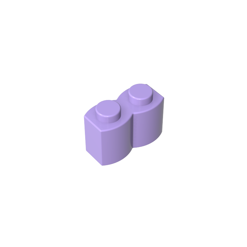 30136 | Brick, Modified 1 x 2 with Log Profile