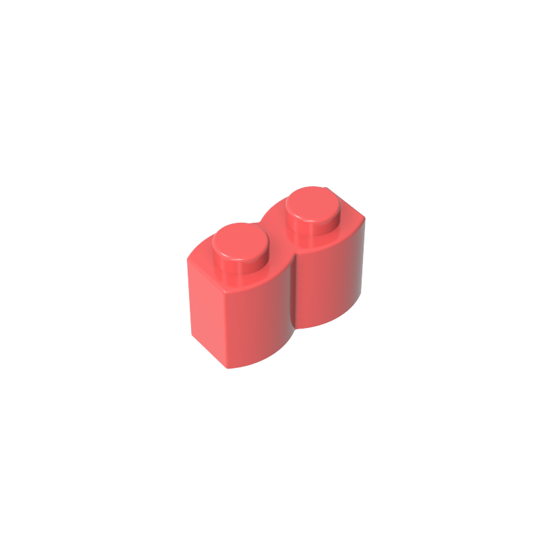30136 | Brick, Modified 1 x 2 with Log Profile