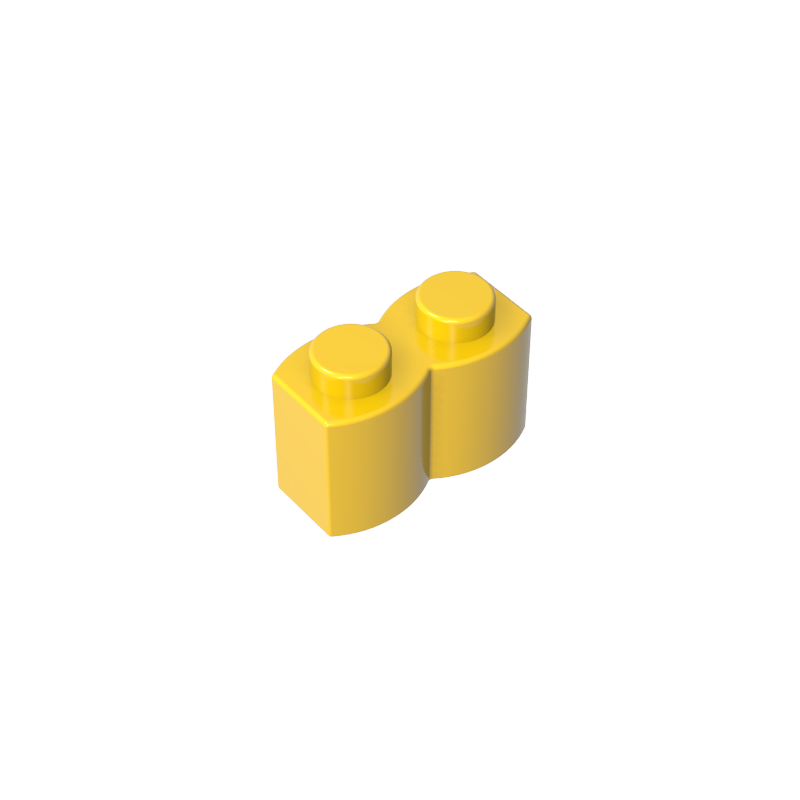 30136 | Brick, Modified 1 x 2 with Log Profile