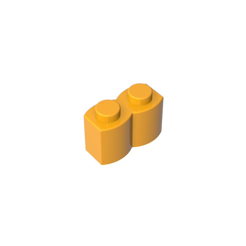 30136 | Brick, Modified 1 x 2 with Log Profile