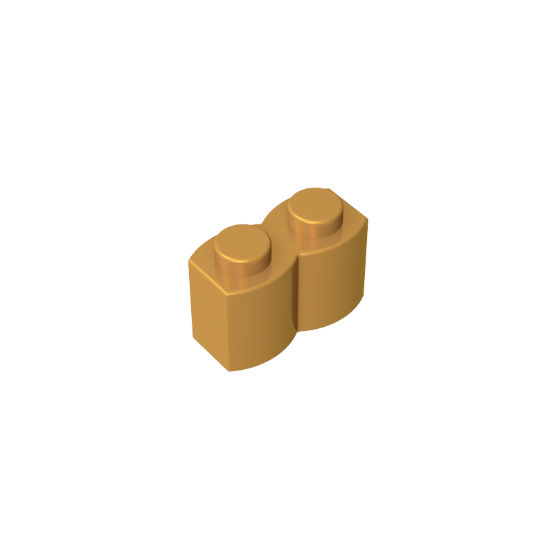 30136 | Brick, Modified 1 x 2 with Log Profile