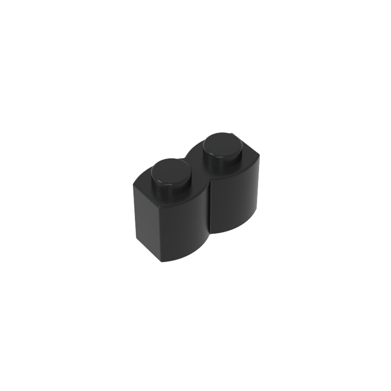 30136 | Brick, Modified 1 x 2 with Log Profile