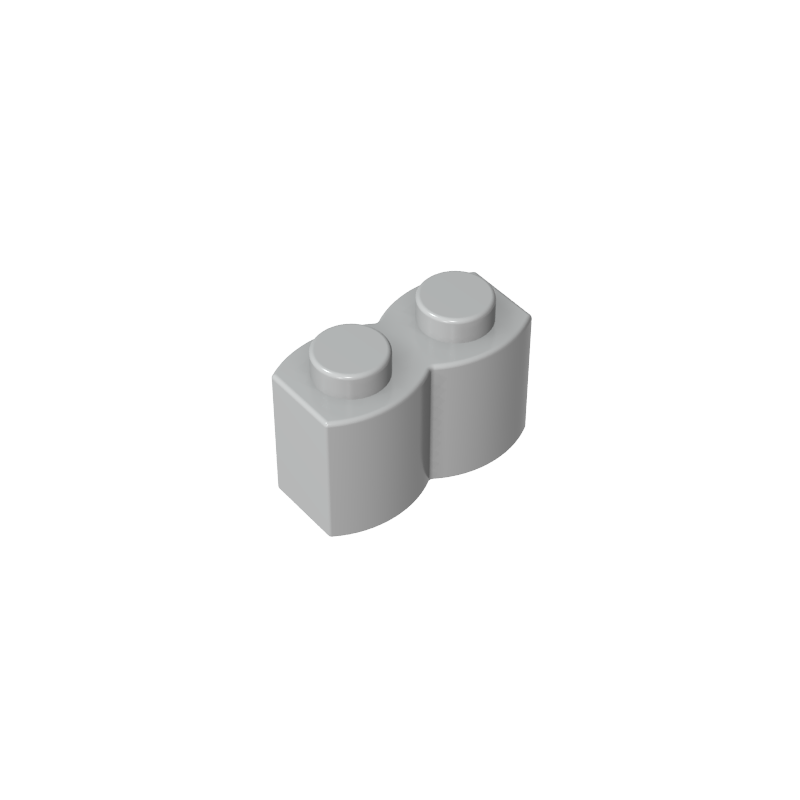 30136 | Brick, Modified 1 x 2 with Log Profile