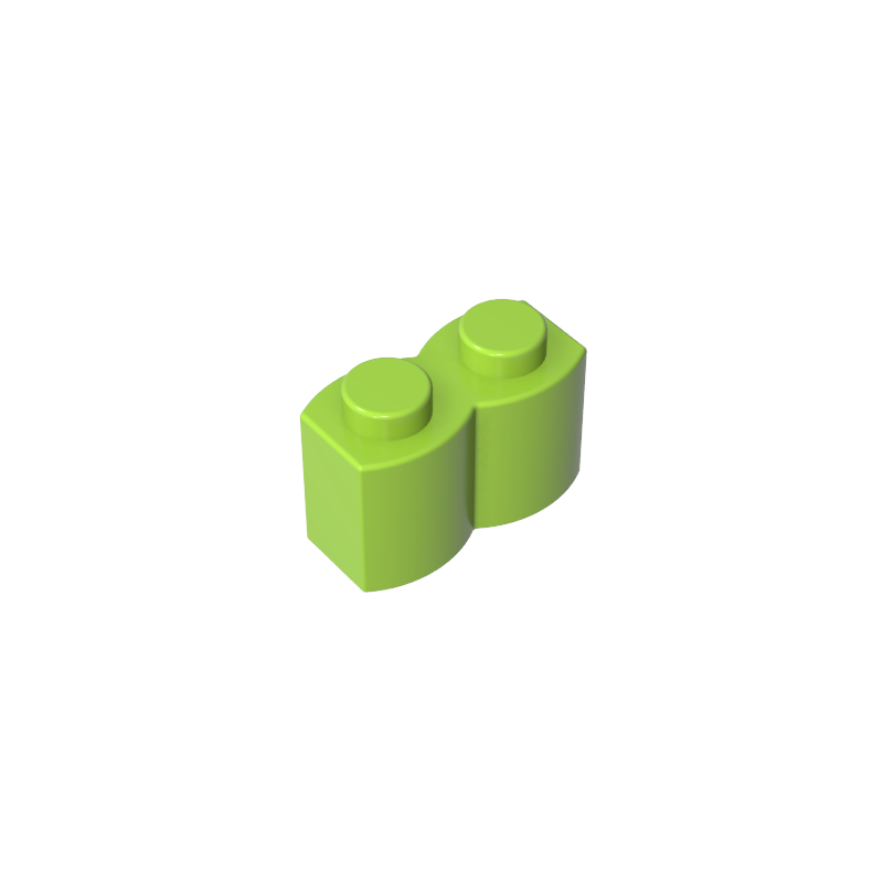30136 | Brick, Modified 1 x 2 with Log Profile