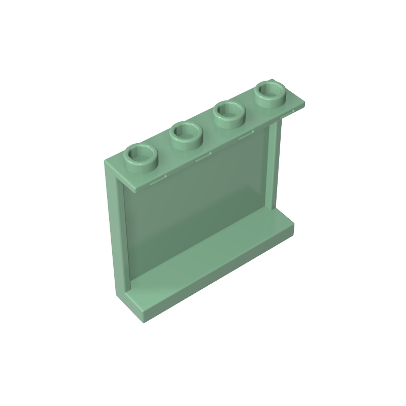 60581 | Panel 1 x 4 x 3 with Side Supports - Hollow Studs