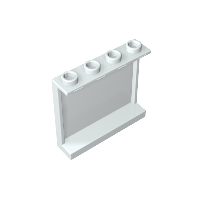 60581 | Panel 1 x 4 x 3 with Side Supports - Hollow Studs