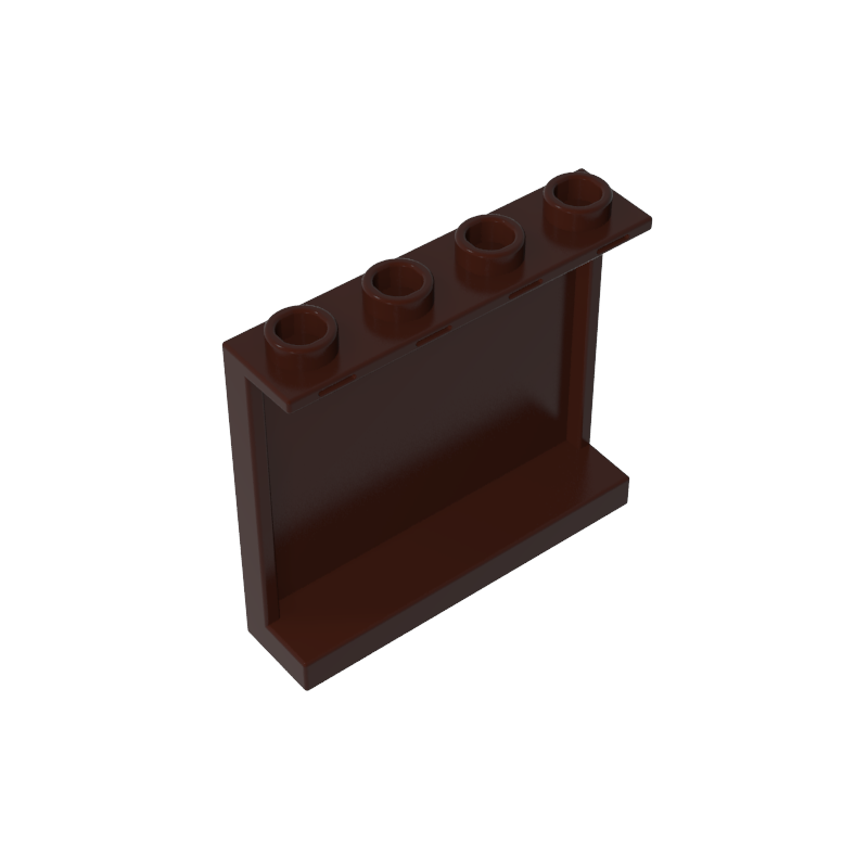 60581 | Panel 1 x 4 x 3 with Side Supports - Hollow Studs