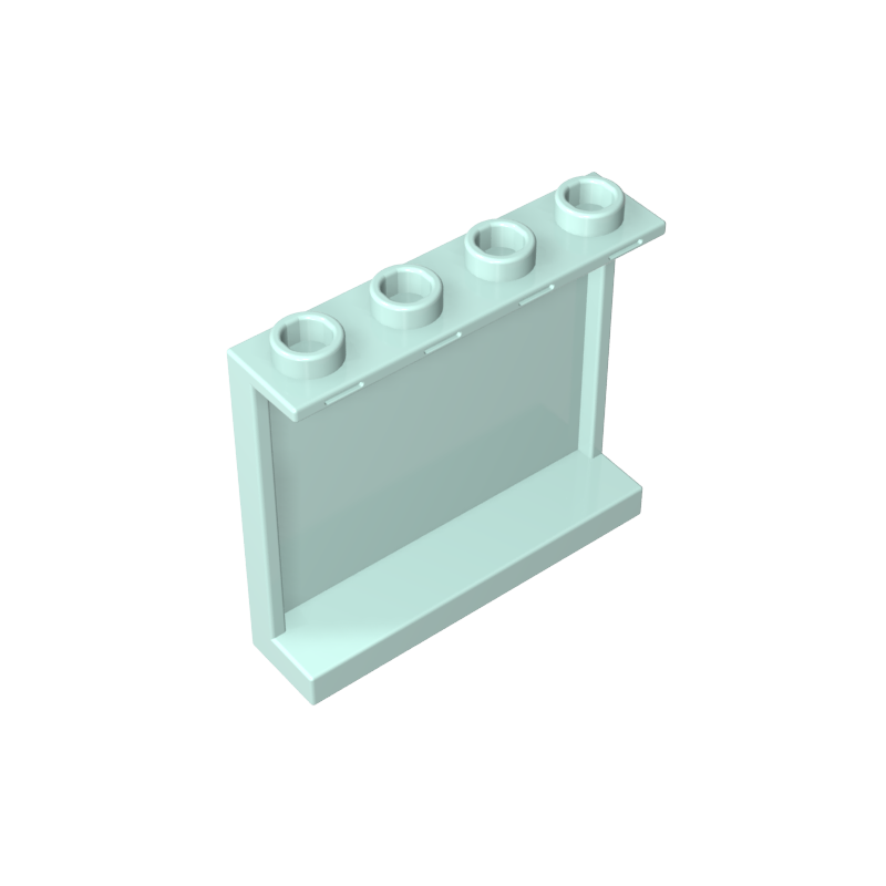 60581 | Panel 1 x 4 x 3 with Side Supports - Hollow Studs