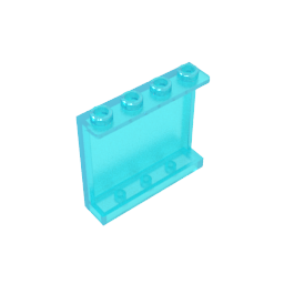 60581 | Panel 1 x 4 x 3 with Side Supports - Hollow Studs