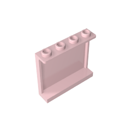 60581 | Panel 1 x 4 x 3 with Side Supports - Hollow Studs