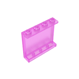 60581 | Panel 1 x 4 x 3 with Side Supports - Hollow Studs