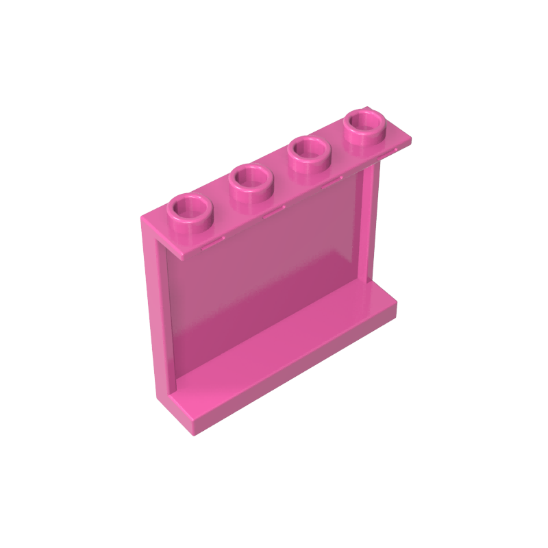 60581 | Panel 1 x 4 x 3 with Side Supports - Hollow Studs