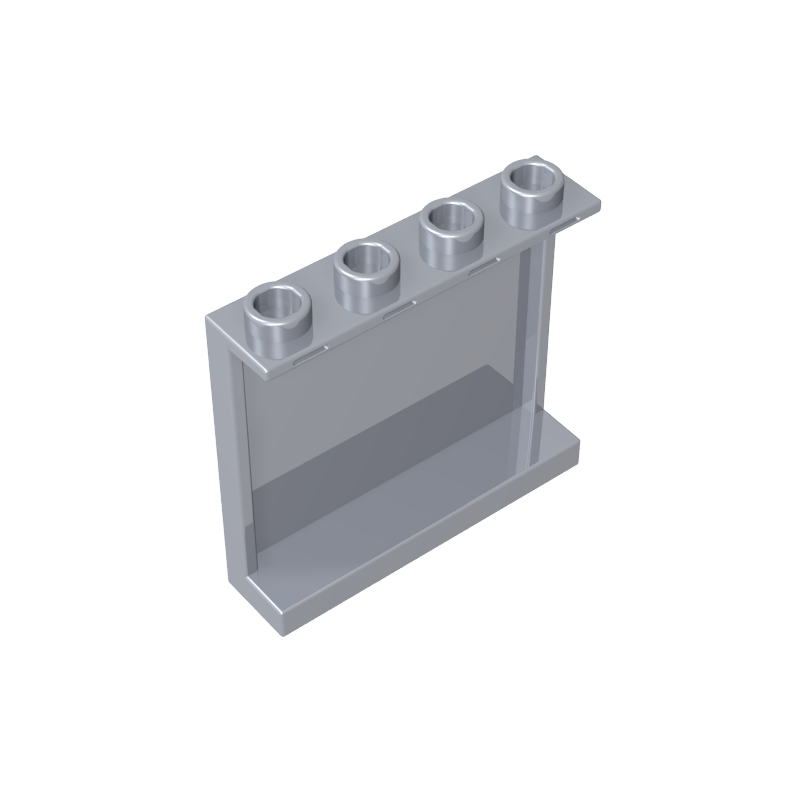 60581 | Panel 1 x 4 x 3 with Side Supports - Hollow Studs